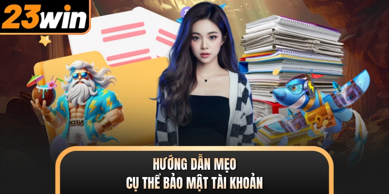 Hướng dẫn mẹo cụ thể bảo mật tài khoản